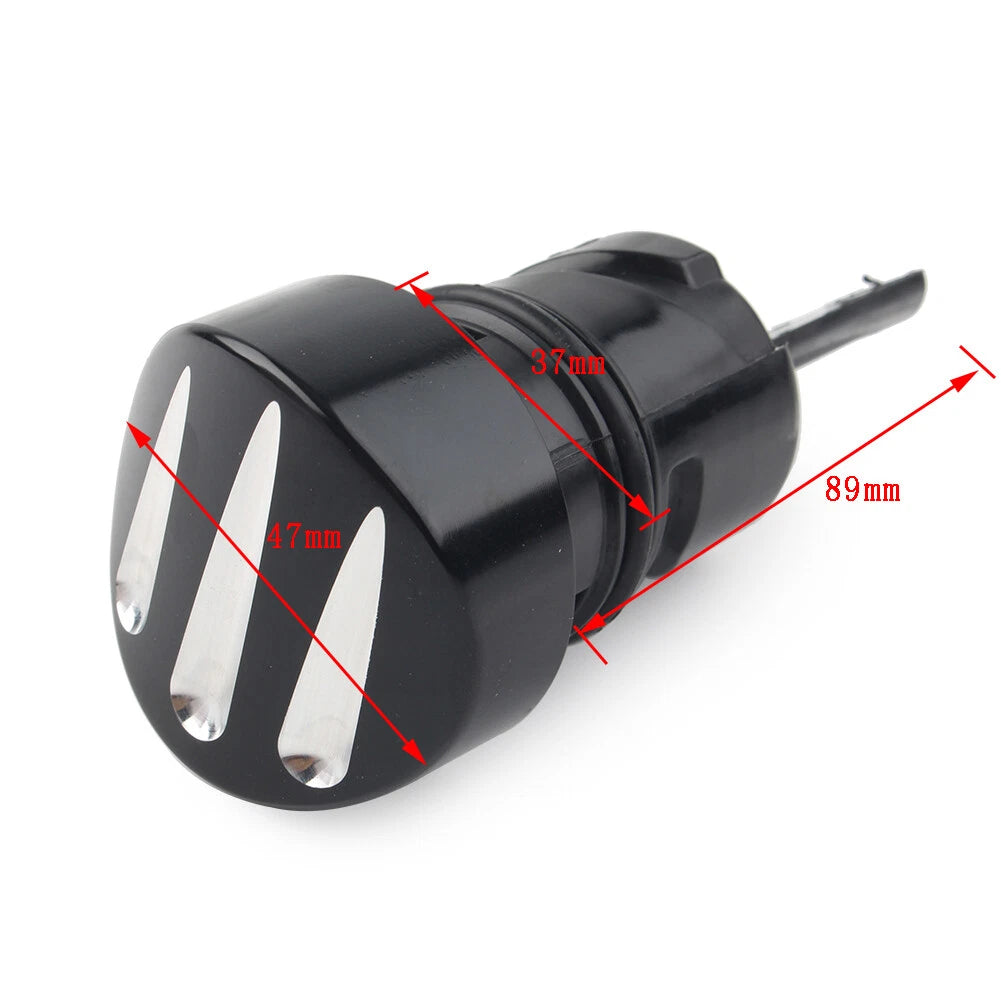Oil Tank Dipstick Filler Plug Cap for Harley Sportster XL 883 1200 (2004-2023)