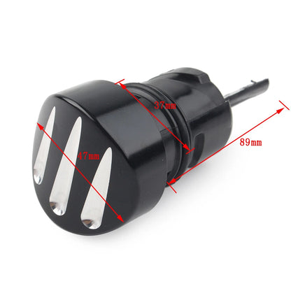 Oil Tank Dipstick Filler Plug Cap for Harley Sportster XL 883 1200 (2004-2023)