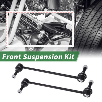 6 Pcs Front Outer Inner Tie Rod Ends Sway Bar Link for Buick Regal (2014–2017)
