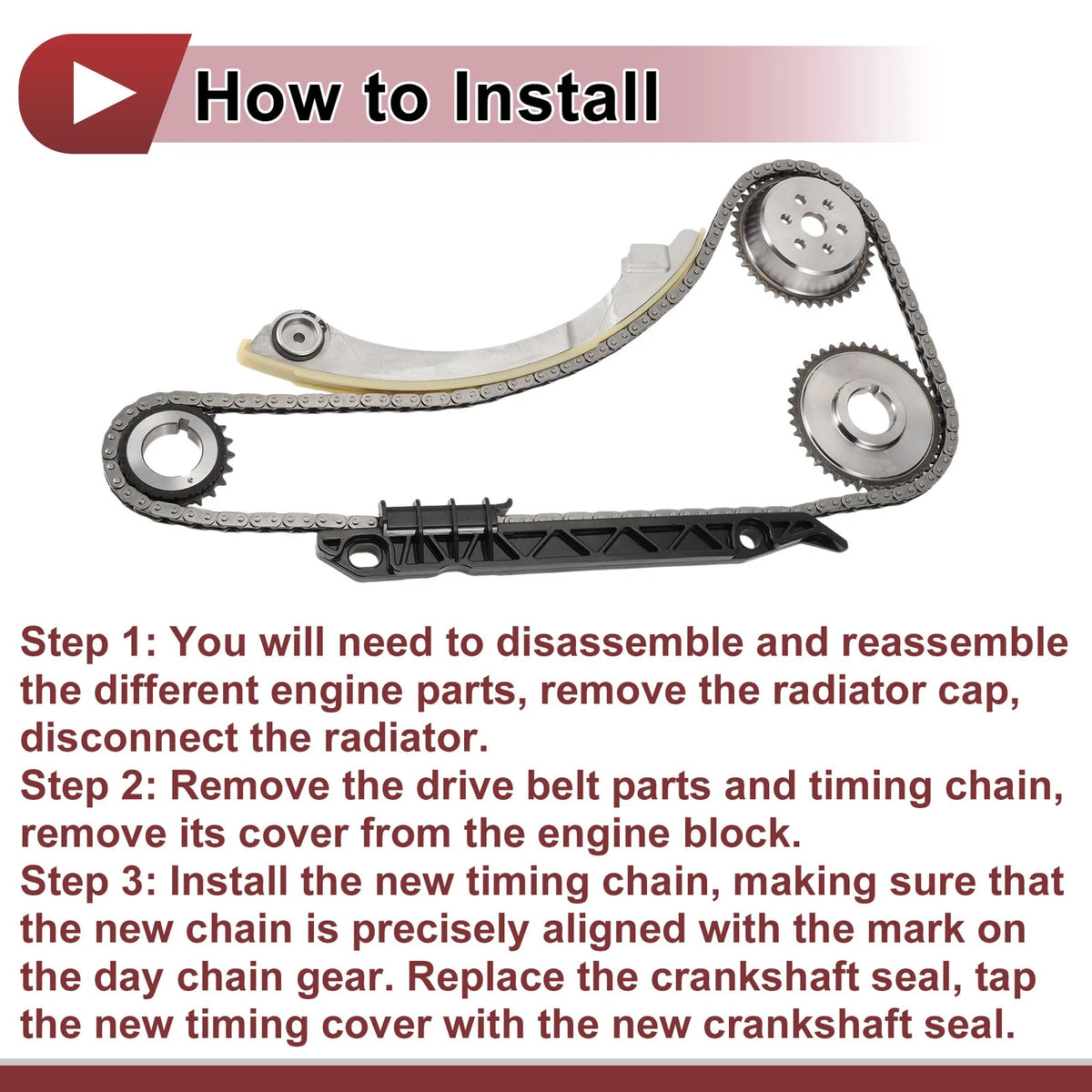 Timing Chain Kit for Buick LaCrosse Verano Regal for Chevrolet