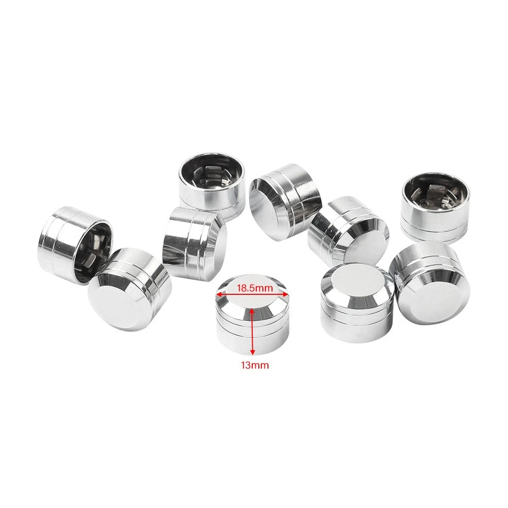 9mm-12mm Engine Screw Bolt Cover Caps Black for Harley Electra Glide, Road King