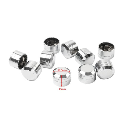 9mm-12mm Engine Screw Bolt Cover Caps Black for Harley Electra Glide, Road King