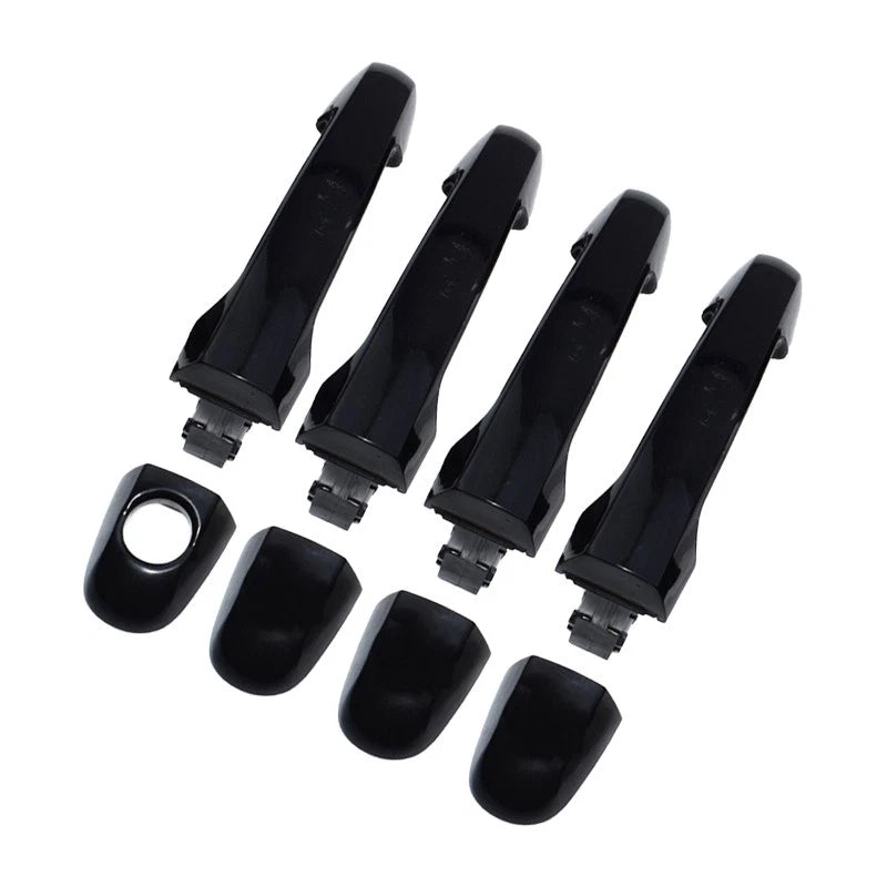 4pcs Black Front & Rear Door Handles for Hyundai Elantra (2007-2012)