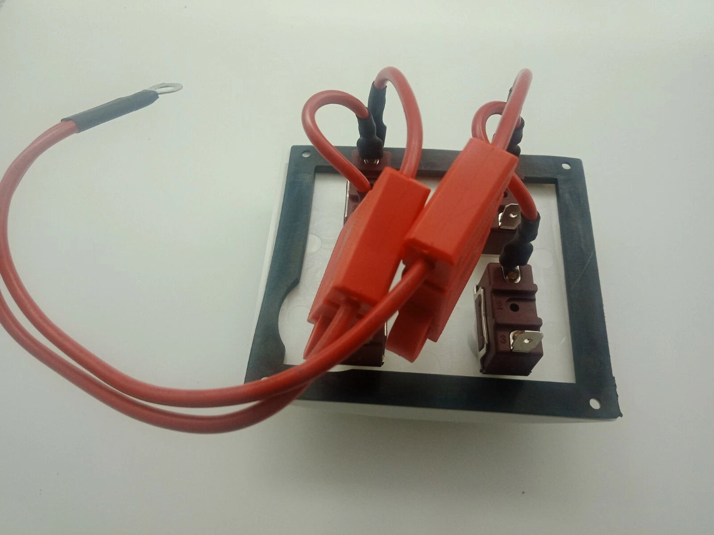 Switch Panel 4 Gang 12V/24V White Waterproof for Marine Applications