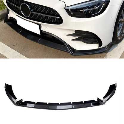 Front Bumper Spoiler Lip for Benz W213 E260 E300 AMG (2021-2023)