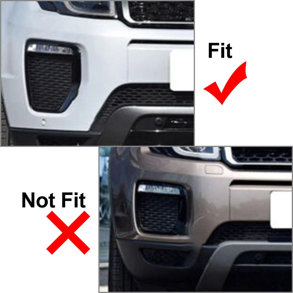 Front Fog Light Lamp Surround Trim for Land Rover Range Rover Evoque (2016-2019)
