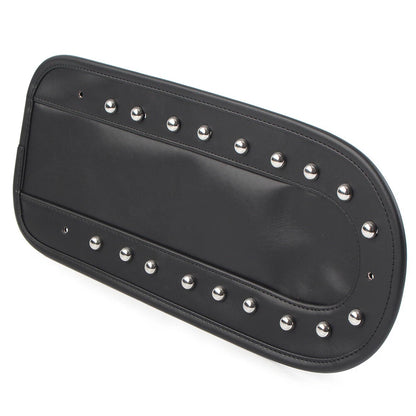 Rear Fender Bib Solo Seat for Harley Heritage Softail 2006-2017 Black PU Leather