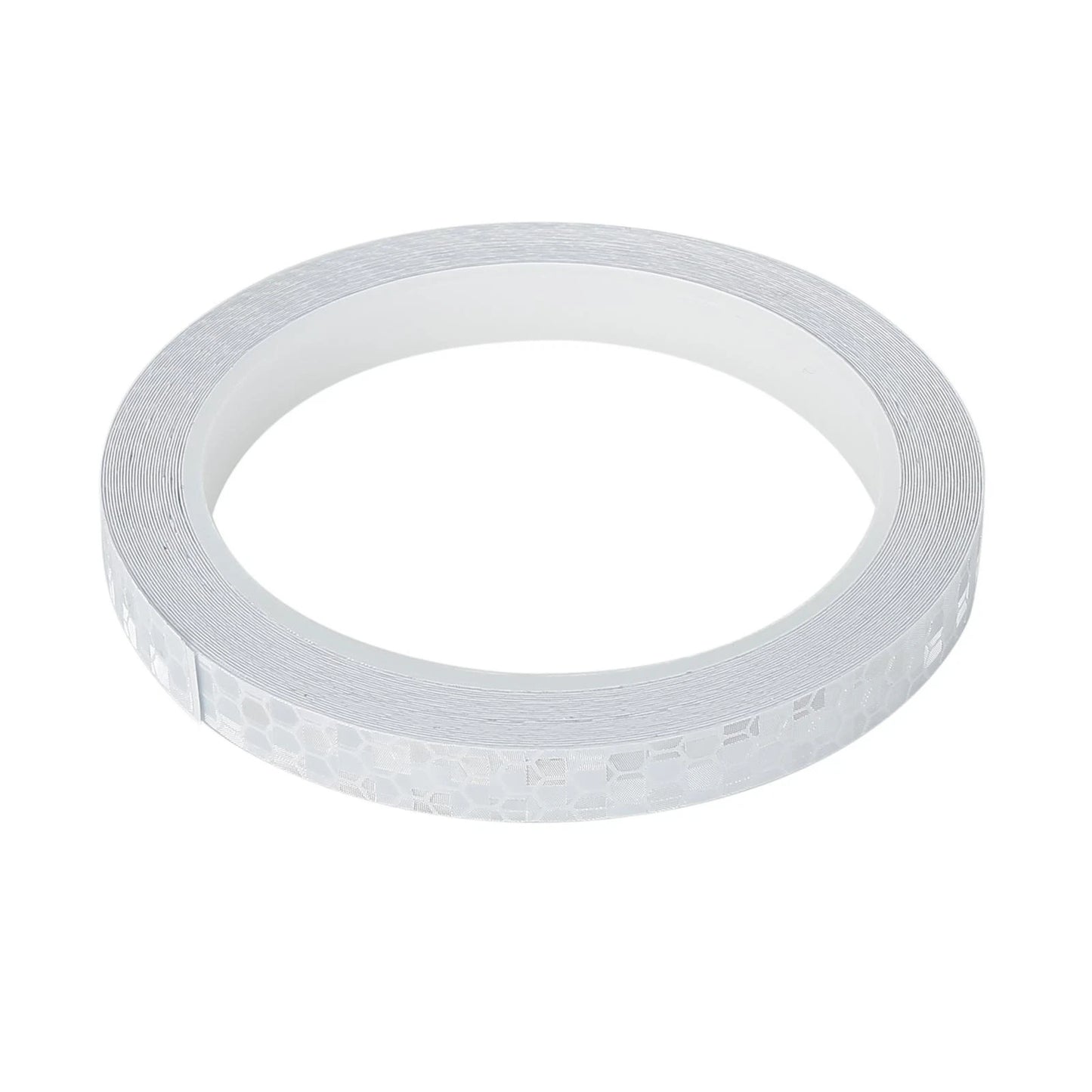 2 x 314.96" Reflective Tape Sticker Warning White for Bike Motorcycle
