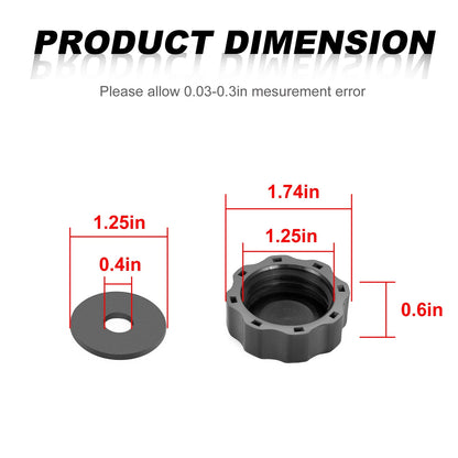 Coolant Reservoir Cap for Yamaha WR250F (2001-2006)/WR400F (1999-2000)