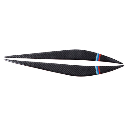 Carbon Fiber Headlight Eyebrow Cover Trim for BMW F30 F35 (2003-2018)