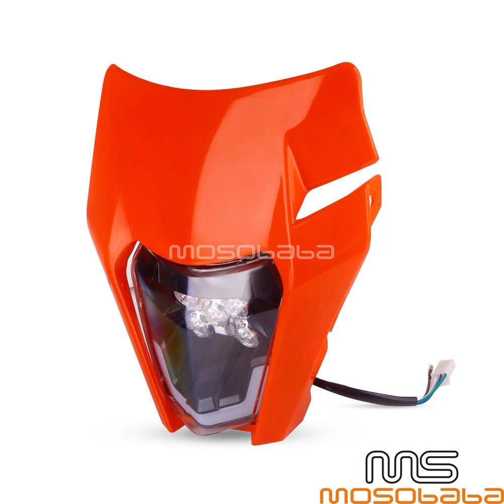 LED Headlight for KTM XCW TPI 250, 690 R, EXC-F 350, SXF 450 (2017-2023)