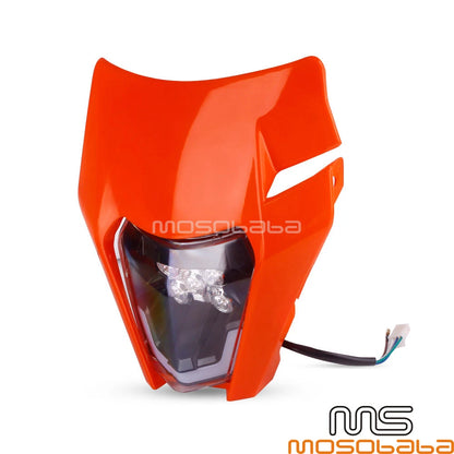 LED Headlight for KTM XCW TPI 250, 690 R, EXC-F 350, SXF 450 (2017-2023)