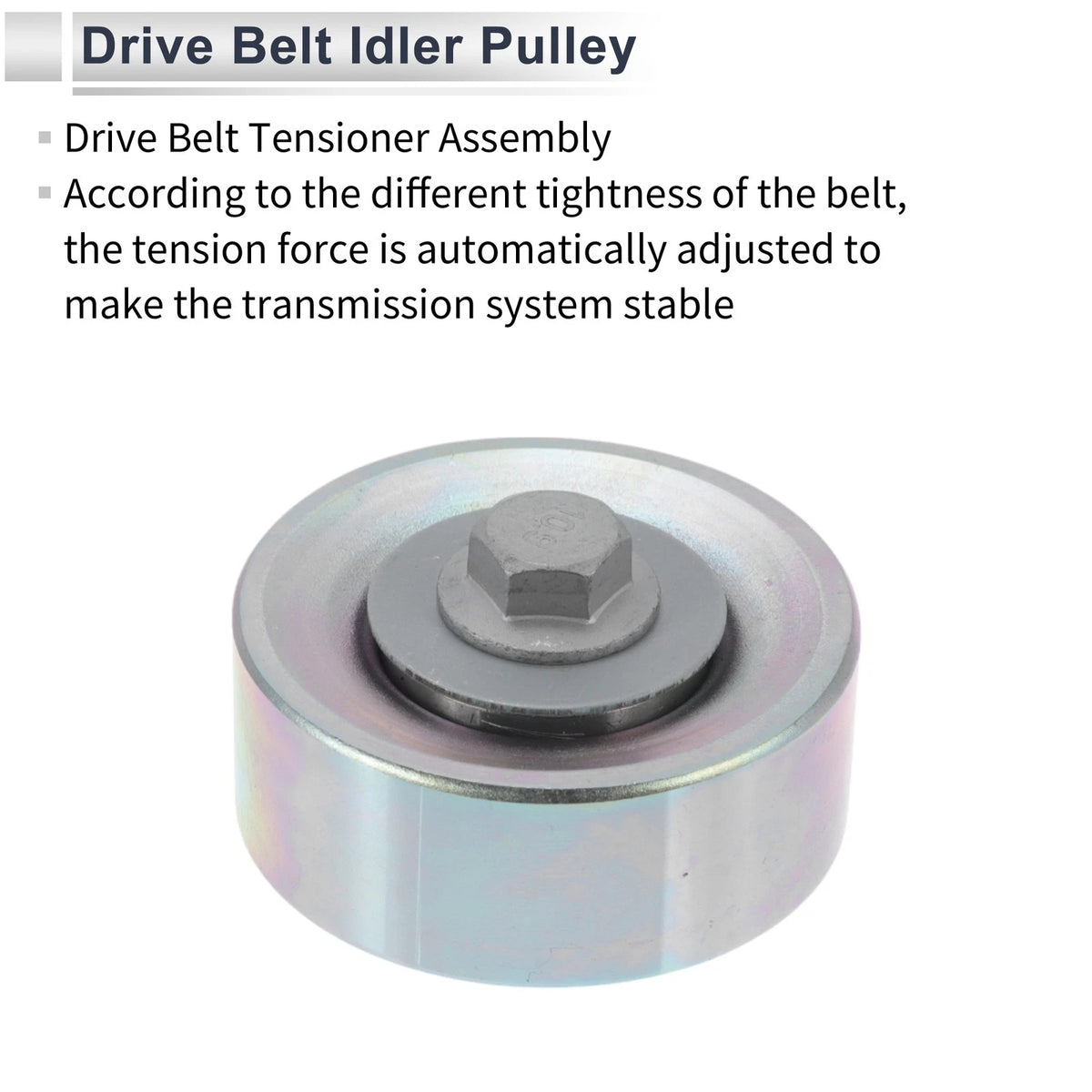 Drive Belt Idler Pulley for Jeep Wrangler (2007-2013) 1 Pcs