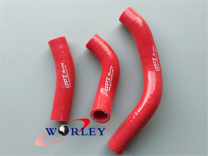 Red Silicone Radiator Hose for Suzuki RMX 250 (1990)