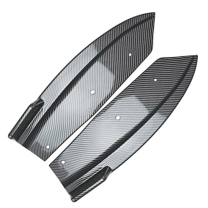 Carbon Black Rear Bumper Lip Wrap Splitters for BMW X4 G02 M Sport (2018-21)