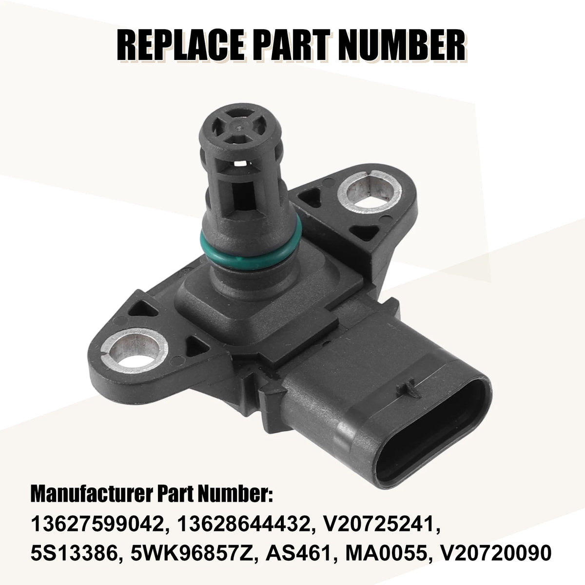 MAP Sensor for BMW (2000-2006) - Manifold Absolute Pressure Sensor 2 x 13627599042, 13628644432