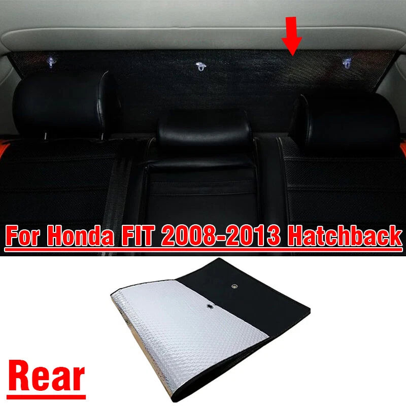 Rear Windshield Privacy Thick Interior Sunshade for Honda Fit (2008–2013)