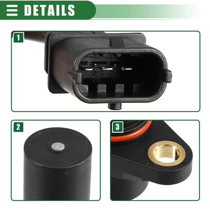 Crankshaft Position Sensor for Jeep Liberty 2005-2006 L4 2.8L ABS Black