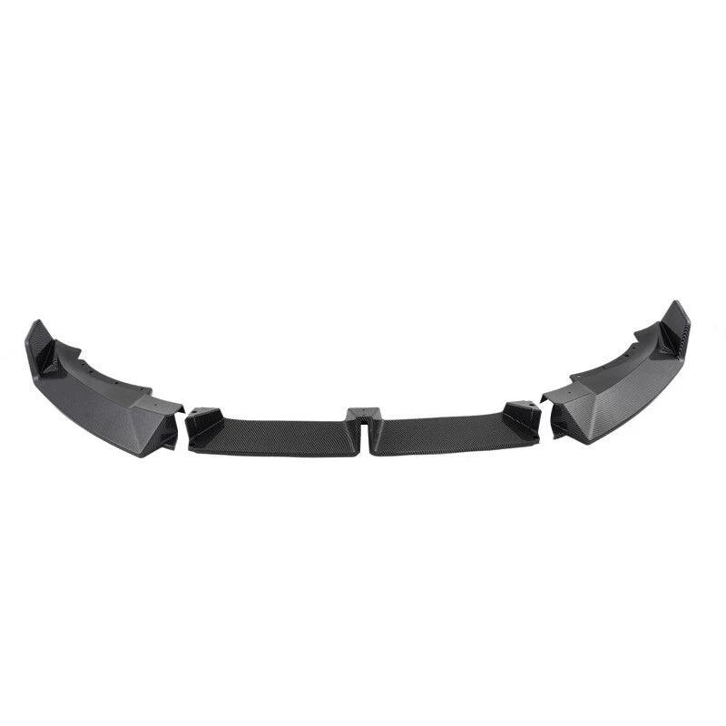 Carbon Black Front Bumper Lip Spoiler for BMW X6 G06 M Sport (2023-Up)
