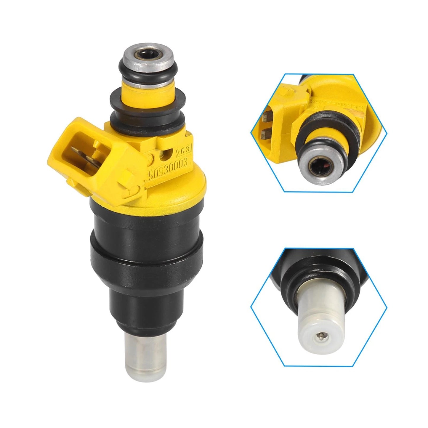 4 x Fuel Injector Nozzle for Hyundai Excel Base GL GS (1991-1994)
