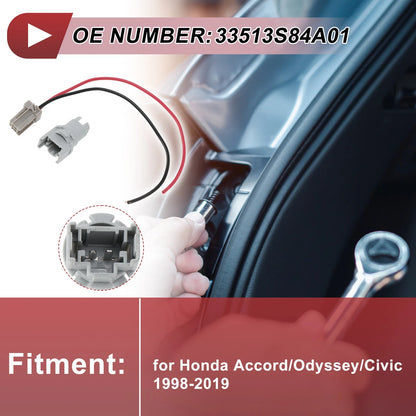 Backup Reverse Light Socket Wiring for Honda Accord (1998-2019)