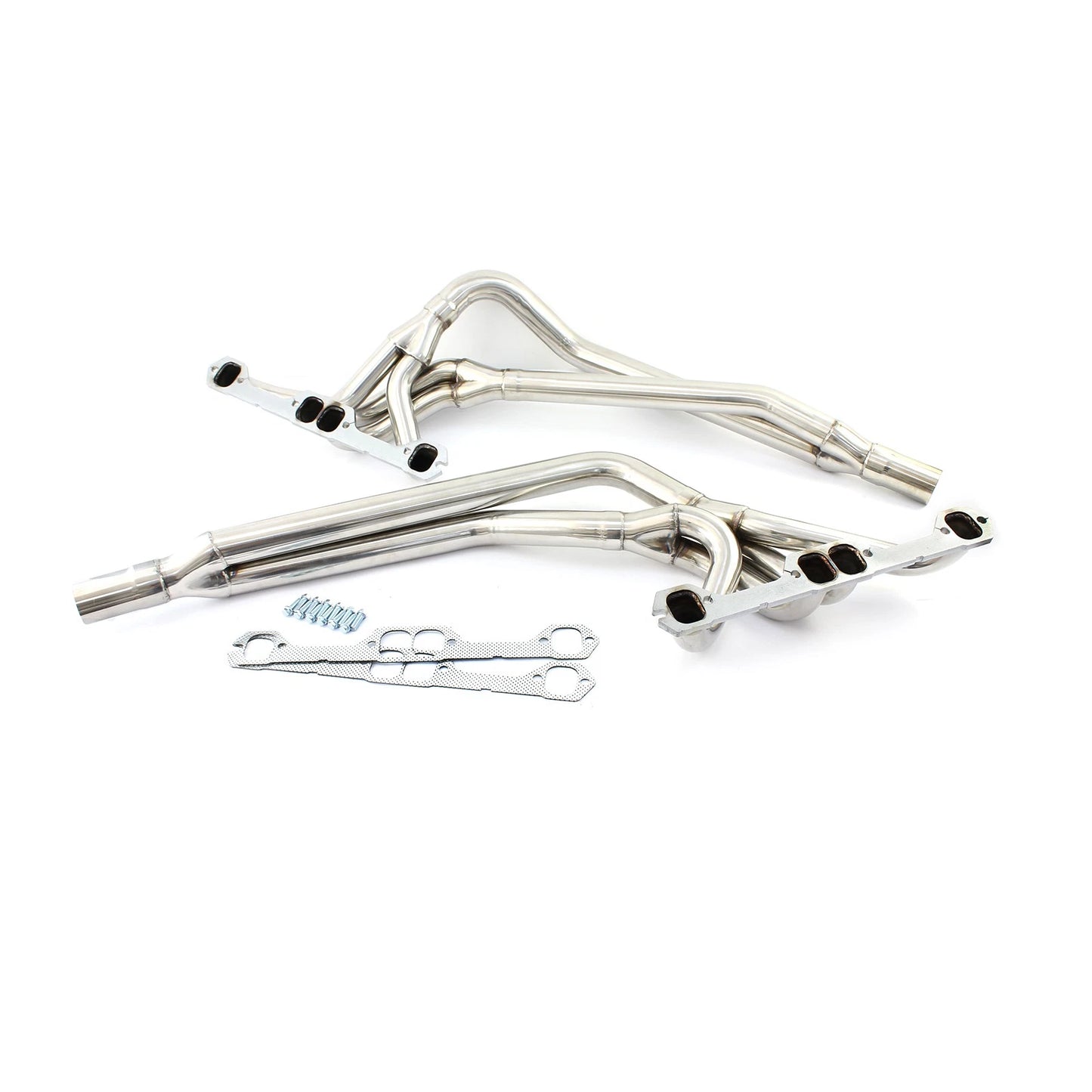 Polished Stainless Steel TRI-Y Extractors for Holden HQ-WB Chev SB V8 (1971-1980)