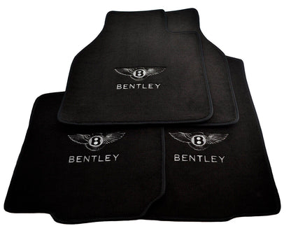 Tailored Black Floor Mats for Bentley Flying Spur