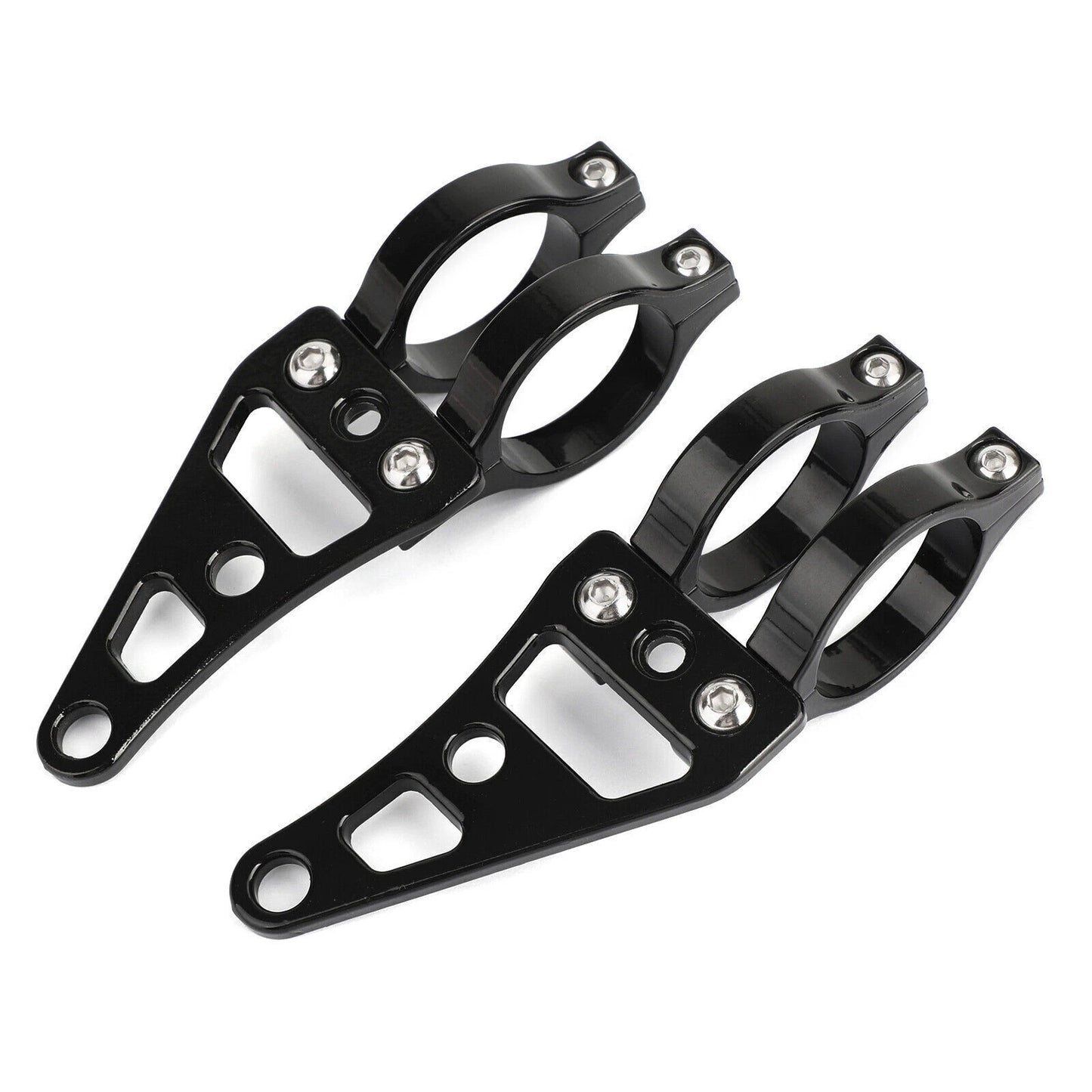 41mm Headlight Holder for Universal Chopper Cafe Racer Black