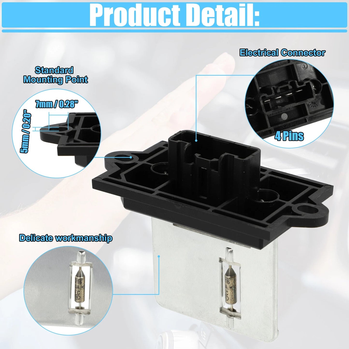 HVAC Blower Motor Resistor for Subaru (2008-2014)