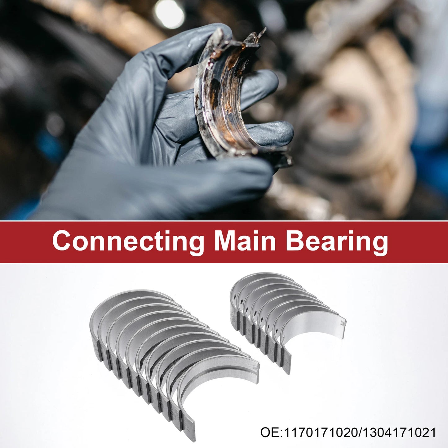 Main & Connecting Rod Bearings for Toyota Hilux (1982-1985)