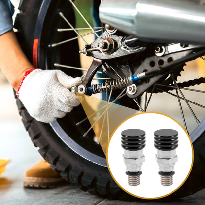 Motorcycle Screw M5x0.8 2 x Fork Air Bleeder Valve for Motorcycle