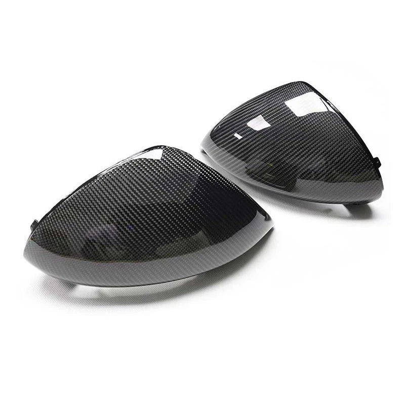 Real Carbon Fiber Replace Side Mirror Caps Cover For Porsche GT2/GT3 991 2014-16