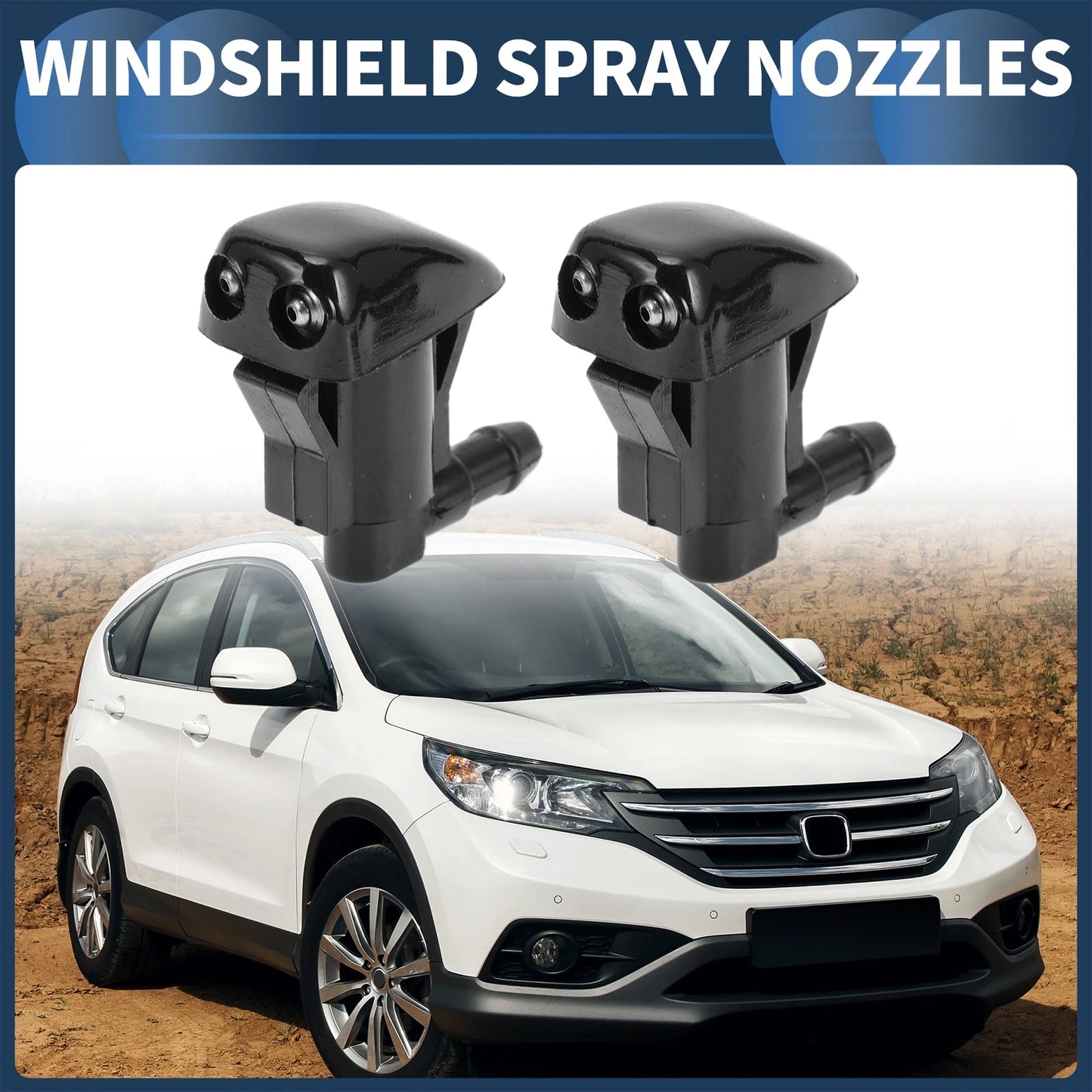 Front Windshield Washer Nozzles  for Jeep Grand Cherokee (2011-2020)