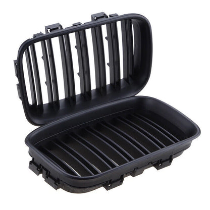 Matte Black Front Kidney Grilles for BMW E36 3 Series Sedan (1992-1997)