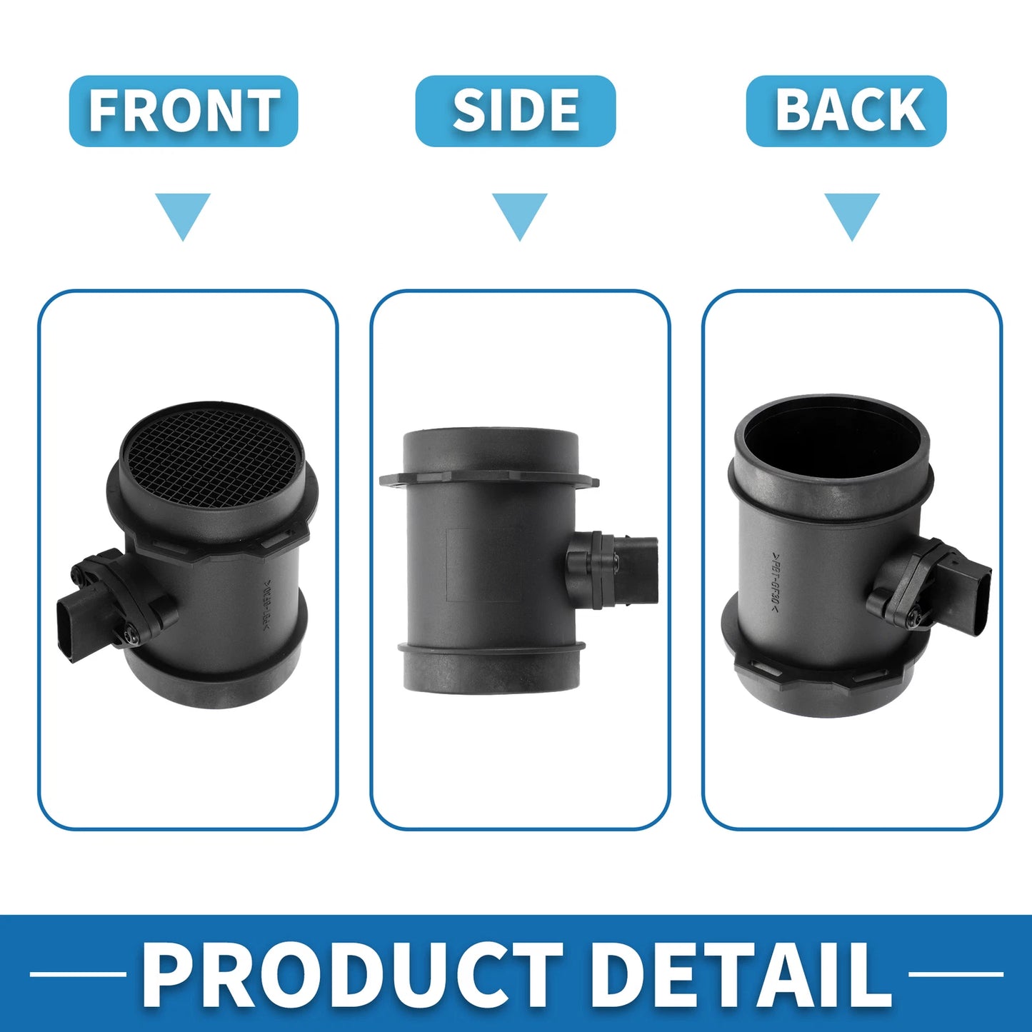 MAF Mass Air Flow Sensor Assembly for BMW 745i V8 4.4L E65 Series