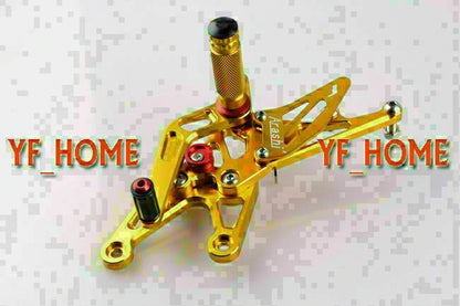 Adjustable Rearset Footpegs for Yamaha YZF R1 2007-2008 - 2 x Gold