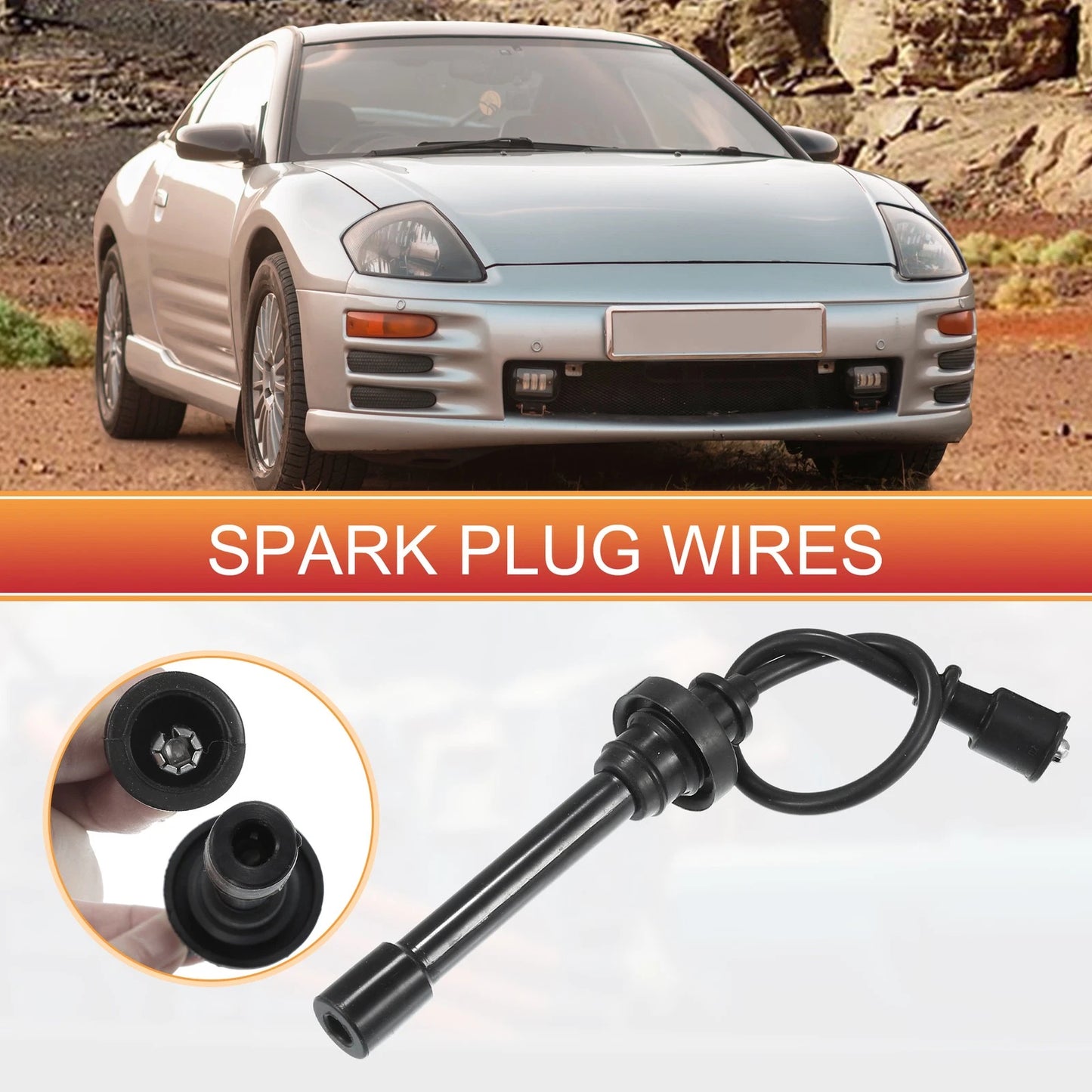Spark Plug Wire Ignition Coil Cable for Mitsubishi Lancer (2002-2006)