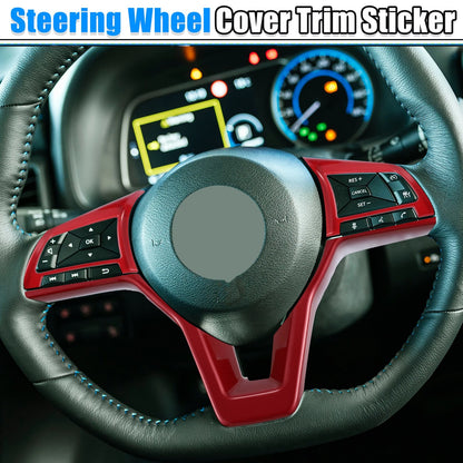 Red ABS Plastic Steering Wheel Cover for Nissan Altima (2019-2022)