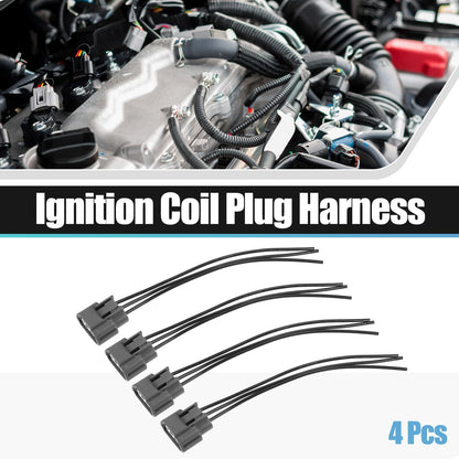 4 x Ignition Coil Connectors for Nissan Frontier, Titan (2005-2017)