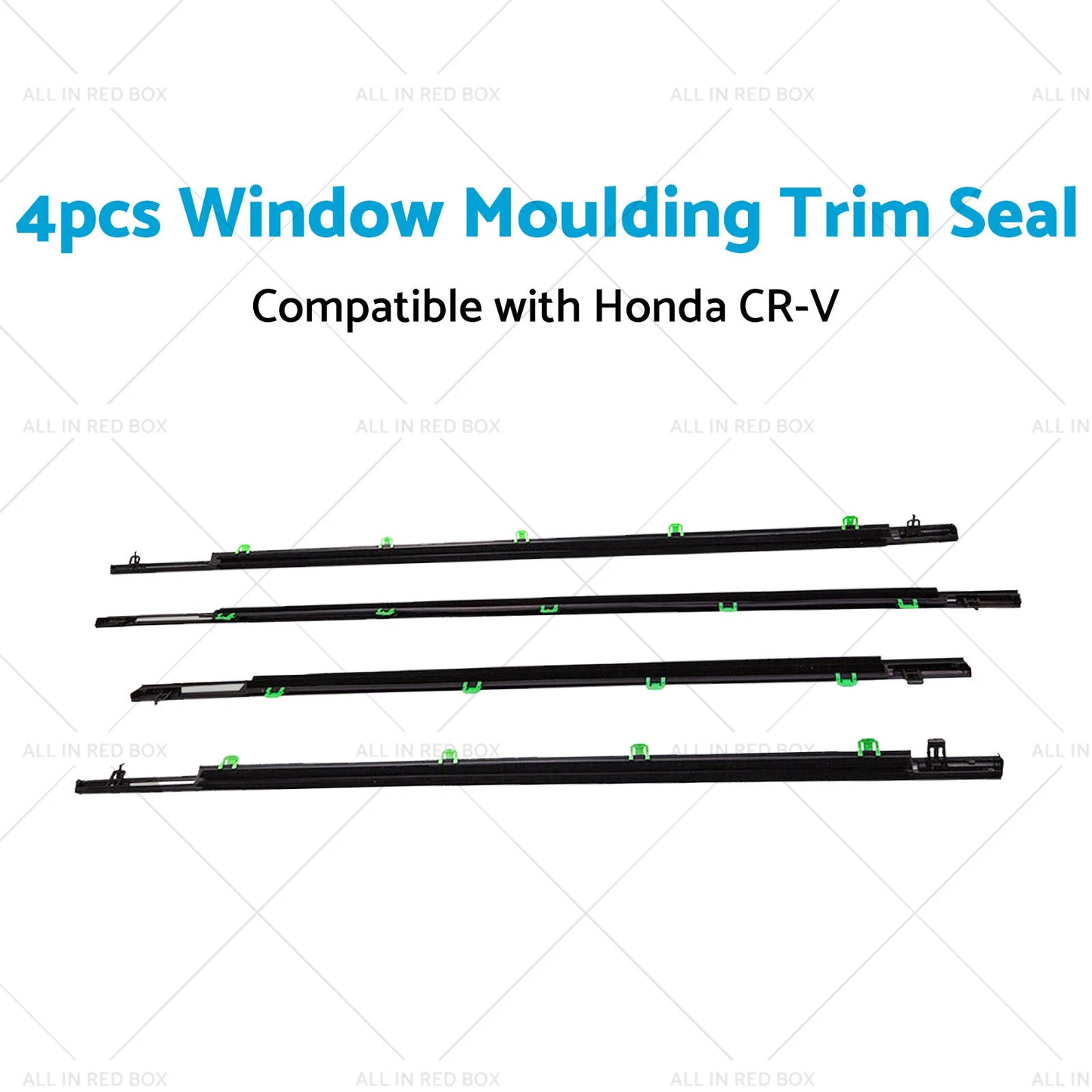 Black Weatherstrip Window Moulding Trim Seal for Honda CR-V (2007-2011)