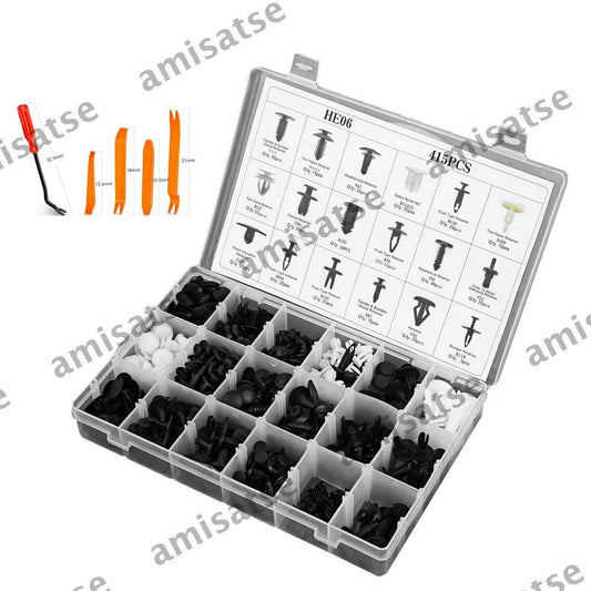 18 Size Retainer Clips & Plastic Fasteners for Car Vehicle (No Year)