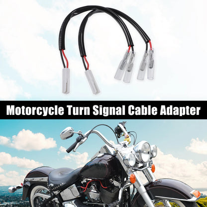 Turn Signal Cable Adapter Connector 2 x for Honda Motorcycle