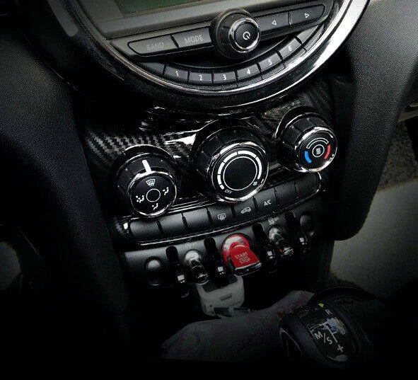 Carbon Fiber Center Air Condition Switch Cover for Mini F55 F56 F57 (2014-2023)