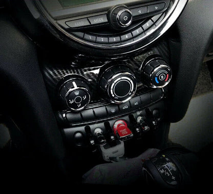 Carbon Fiber Center Air Condition Switch Cover for Mini F55 F56 F57 (2014-2023)