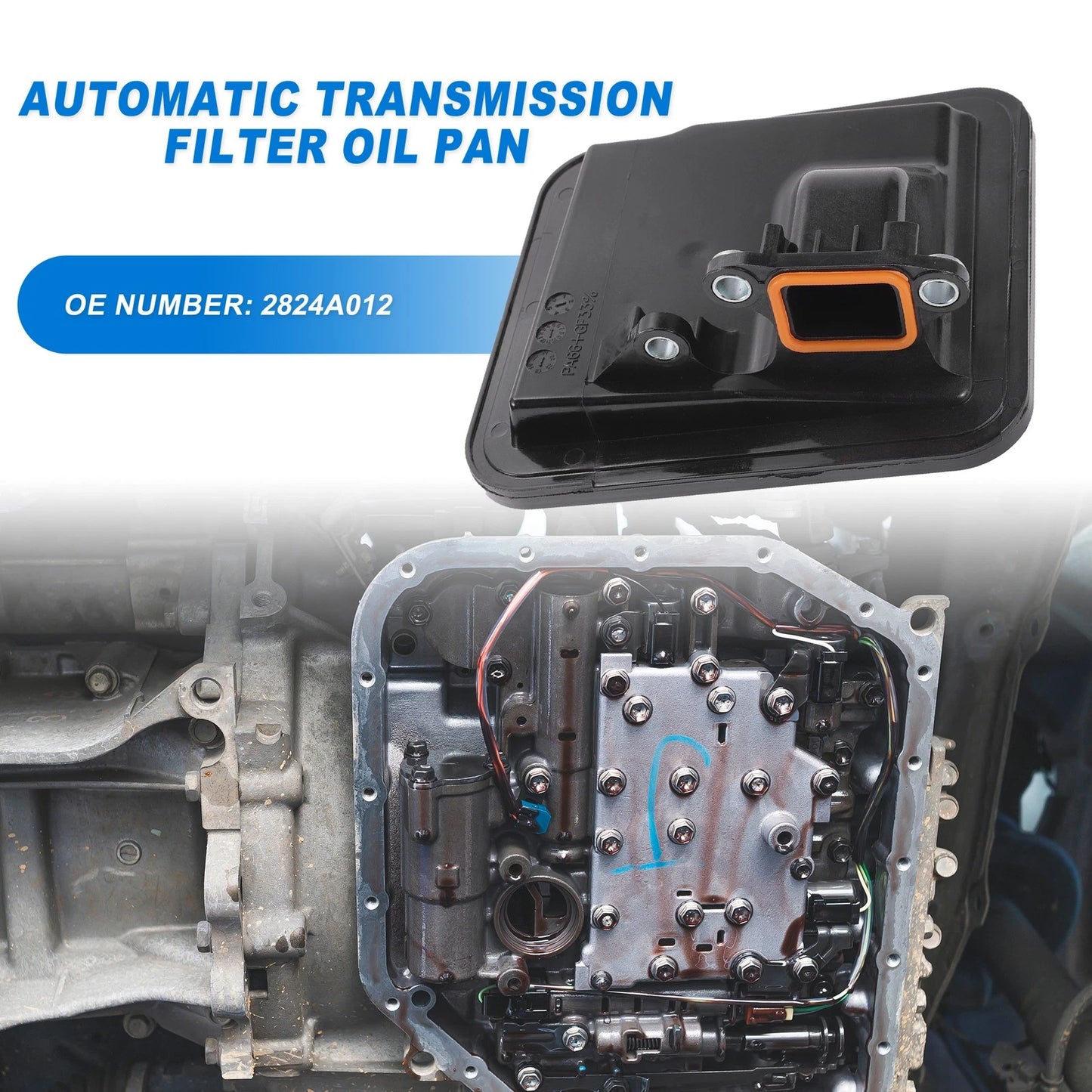 Transmission Fluid Filter Oil Pan for Mitsubishi (2003-2006)