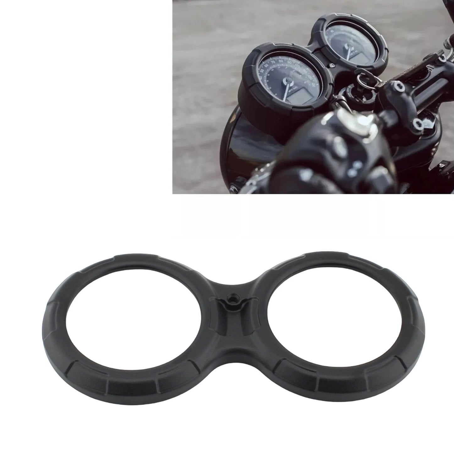 1pc Black Gauge Cover for Triumph Bonneville T120 T100 Thruxton (2016-2023)