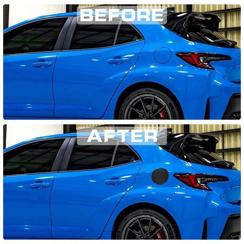 Carbon Fiber Fuel Tank Cap Cover Trim for Toyota Corolla GR 2023-2025