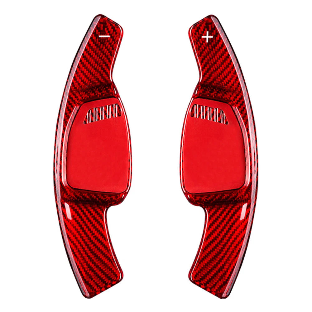 Carbon Fiber Steering Wheel Paddle Shifter Extensions for Audi RS5 (2021)