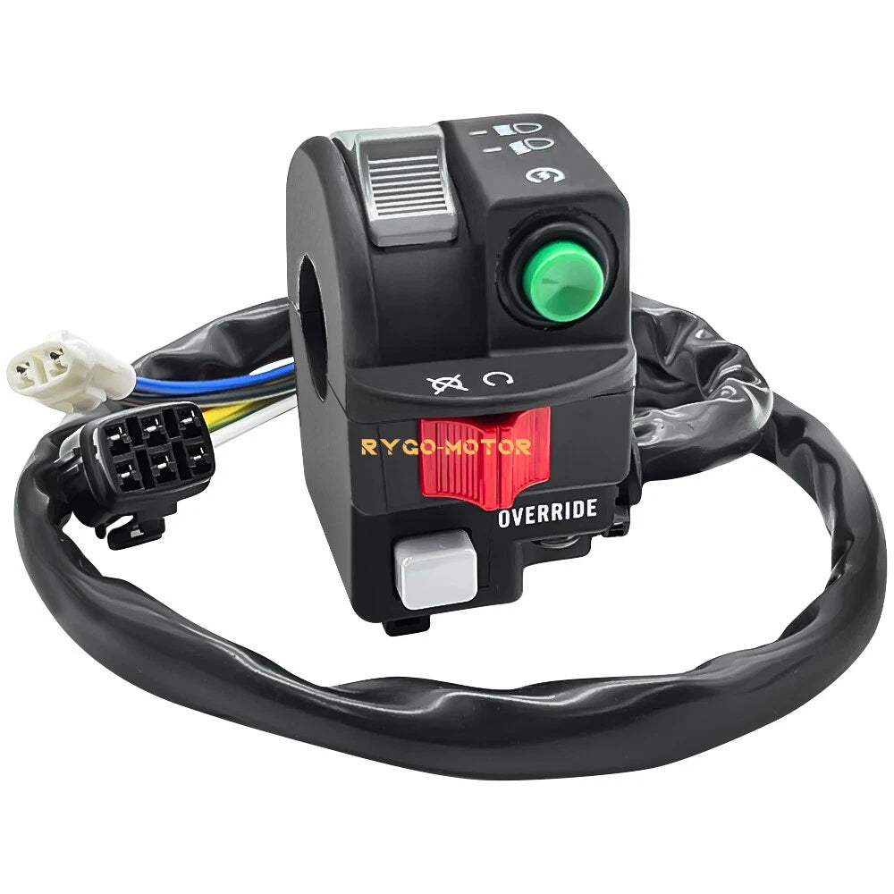 Left Handlebar Switch Start Kill Stop Headlight for Suzuki King Quad 750 LT-A750