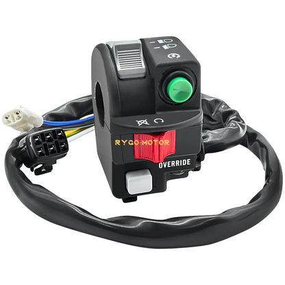 Left Handlebar Switch Start Kill Stop Headlight for Suzuki King Quad 750 LT-A750
